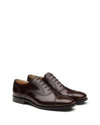 schwarze Leder Oxford Schuhe von Church's