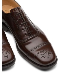 schwarze Leder Oxford Schuhe von Church's