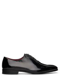 schwarze Leder Oxford Schuhe von Ferragamo