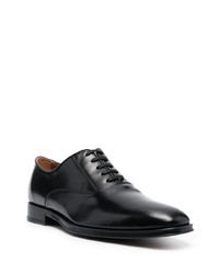 schwarze Leder Oxford Schuhe von Tod's