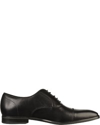 schwarze Leder Oxford Schuhe von Geox