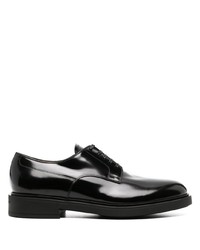 schwarze Leder Oxford Schuhe von Gianvito Rossi