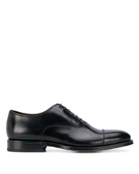 schwarze Leder Oxford Schuhe von Green George