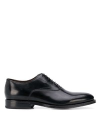 schwarze Leder Oxford Schuhe von Green George