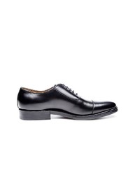 schwarze Leder Oxford Schuhe von Heinrich Dinkelacker