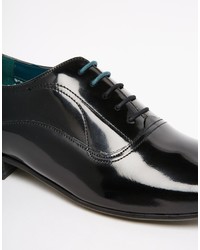 schwarze Leder Oxford Schuhe von Ted Baker