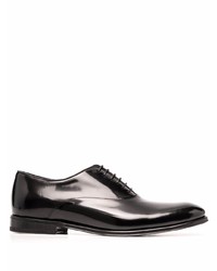 schwarze Leder Oxford Schuhe von Henderson Baracco