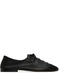 schwarze Leder Oxford Schuhe von Hereu