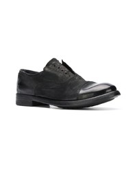 schwarze Leder Oxford Schuhe von Officine Creative