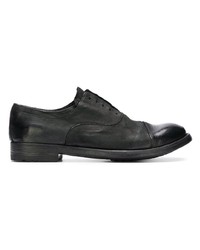 schwarze Leder Oxford Schuhe von Officine Creative