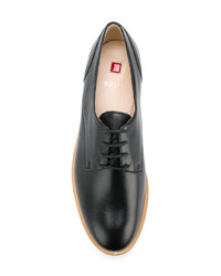 schwarze Leder Oxford Schuhe von Högl