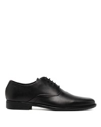 schwarze Leder Oxford Schuhe von Hugo