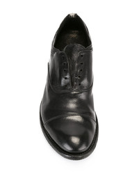 schwarze Leder Oxford Schuhe von Officine Creative