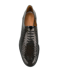 schwarze Leder Oxford Schuhe von Clergerie
