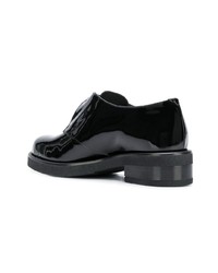 schwarze Leder Oxford Schuhe von Albano