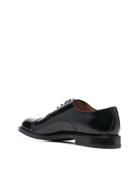 schwarze Leder Oxford Schuhe von Eleventy