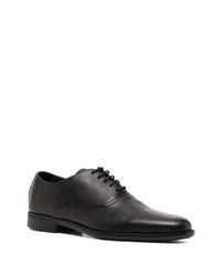 schwarze Leder Oxford Schuhe von Hugo