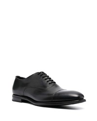 schwarze Leder Oxford Schuhe von Church's