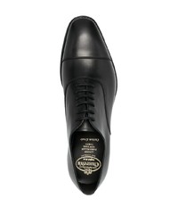 schwarze Leder Oxford Schuhe von Church's