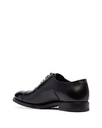 schwarze Leder Oxford Schuhe von Henderson Baracco