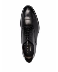 schwarze Leder Oxford Schuhe von Henderson Baracco