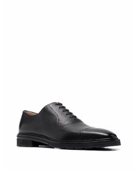 schwarze Leder Oxford Schuhe von Bally