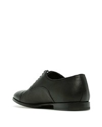 schwarze Leder Oxford Schuhe von Barrett