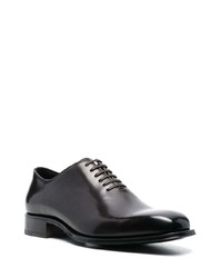 schwarze Leder Oxford Schuhe von Tom Ford