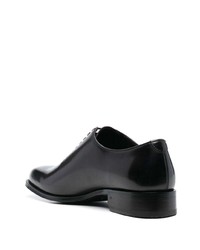 schwarze Leder Oxford Schuhe von Tom Ford