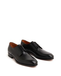 schwarze Leder Oxford Schuhe von Magnanni