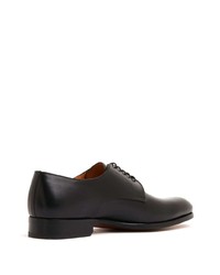 schwarze Leder Oxford Schuhe von Magnanni