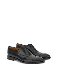 schwarze Leder Oxford Schuhe von Ferragamo