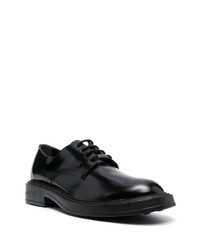 schwarze Leder Oxford Schuhe von Tod's