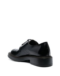 schwarze Leder Oxford Schuhe von Tod's