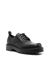 schwarze Leder Oxford Schuhe von Vic Matie