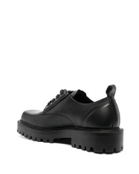 schwarze Leder Oxford Schuhe von Vic Matie