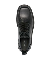 schwarze Leder Oxford Schuhe von Vic Matie