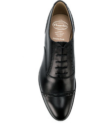 schwarze Leder Oxford Schuhe von Church's