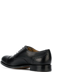 schwarze Leder Oxford Schuhe von Church's