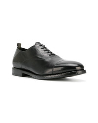 schwarze Leder Oxford Schuhe von Officine Creative