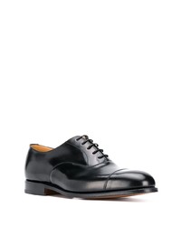 schwarze Leder Oxford Schuhe von Church's