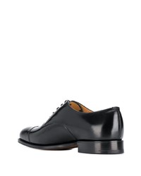 schwarze Leder Oxford Schuhe von Church's