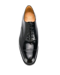 schwarze Leder Oxford Schuhe von Church's