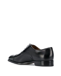 schwarze Leder Oxford Schuhe von Doucal's