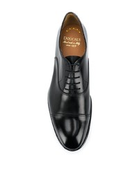 schwarze Leder Oxford Schuhe von Doucal's