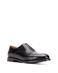 schwarze Leder Oxford Schuhe von Barrett