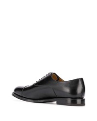 schwarze Leder Oxford Schuhe von Barrett