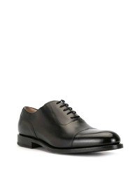 schwarze Leder Oxford Schuhe von Bally