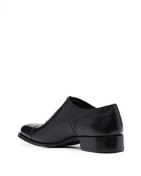 schwarze Leder Oxford Schuhe von Tom Ford