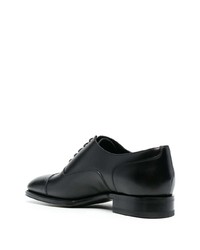 schwarze Leder Oxford Schuhe von DSQUARED2